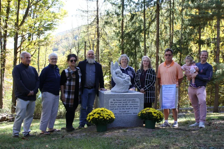 FOLSC Board at Dedication of the Clover Memorial monument